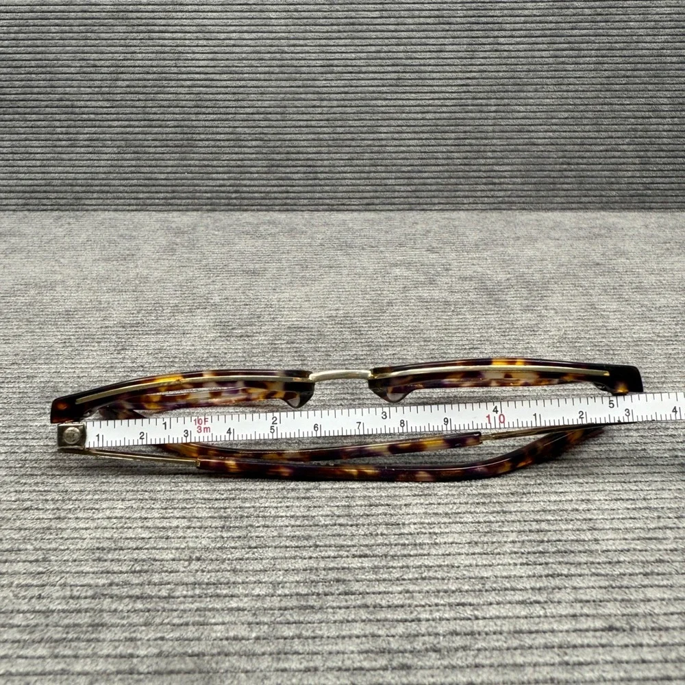 Bonlook Ella Dark Tortoise Gold Cat Eye Y2K Eyeglasses Frames 50-20-140 vtg